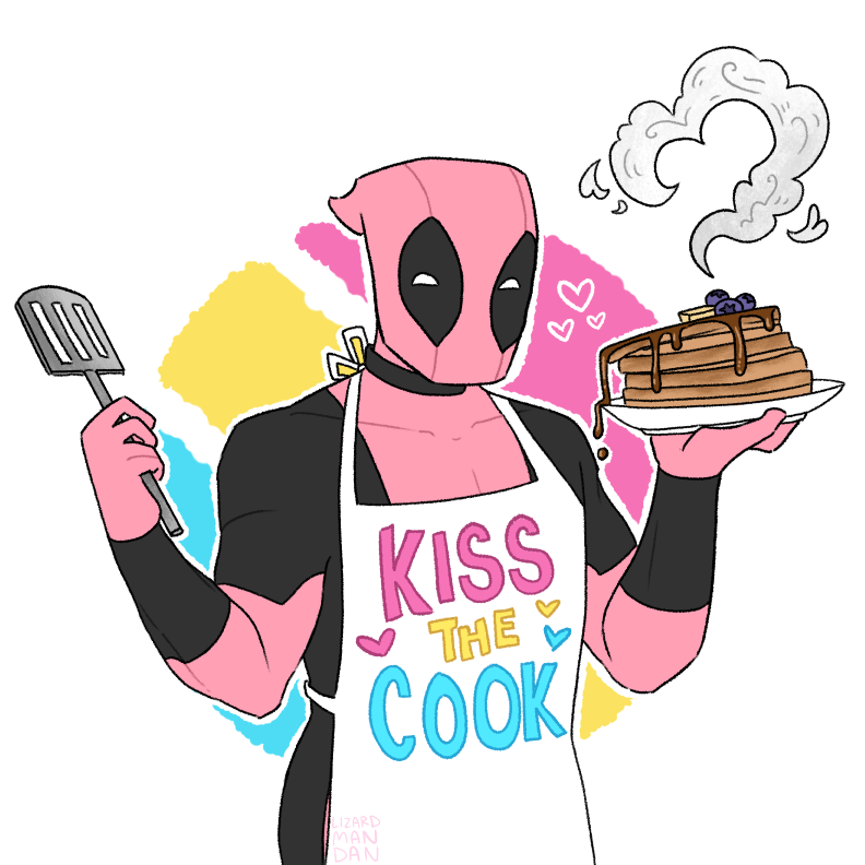 deadpool with pancakes