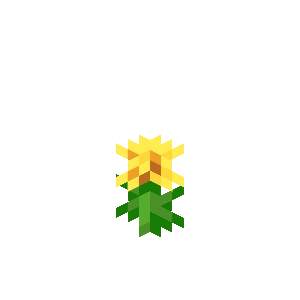 A Minecraft Dandelion